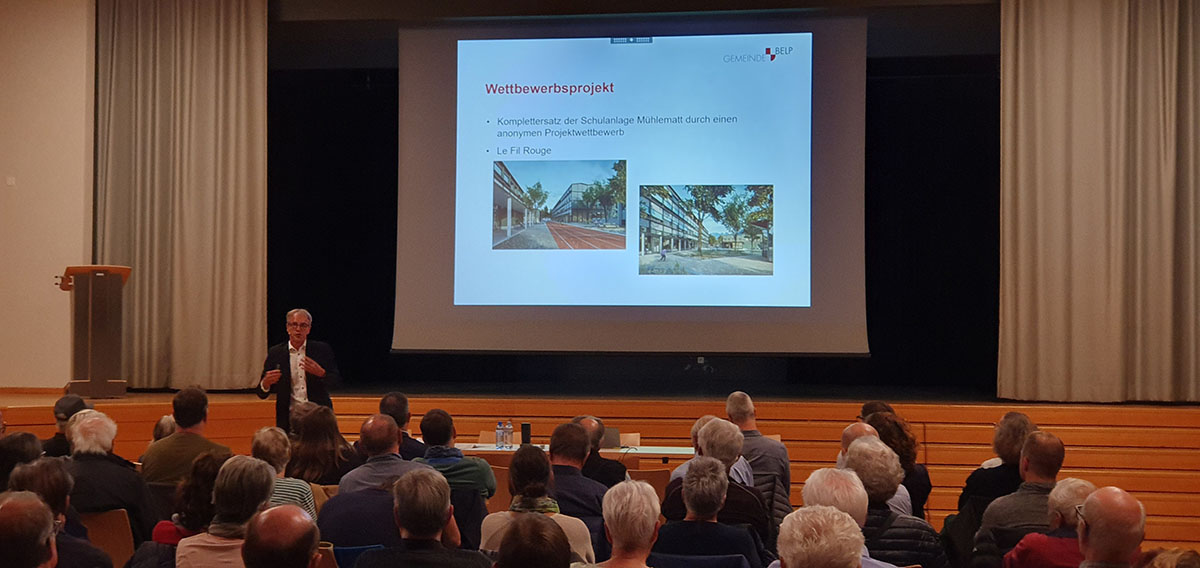 Gemeindepräsident Benjamin Marti über das Wettbewerbsprojekt «Le Fil Rouge».