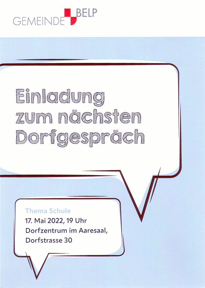 Dorfgespräch #2 - Thema Schule